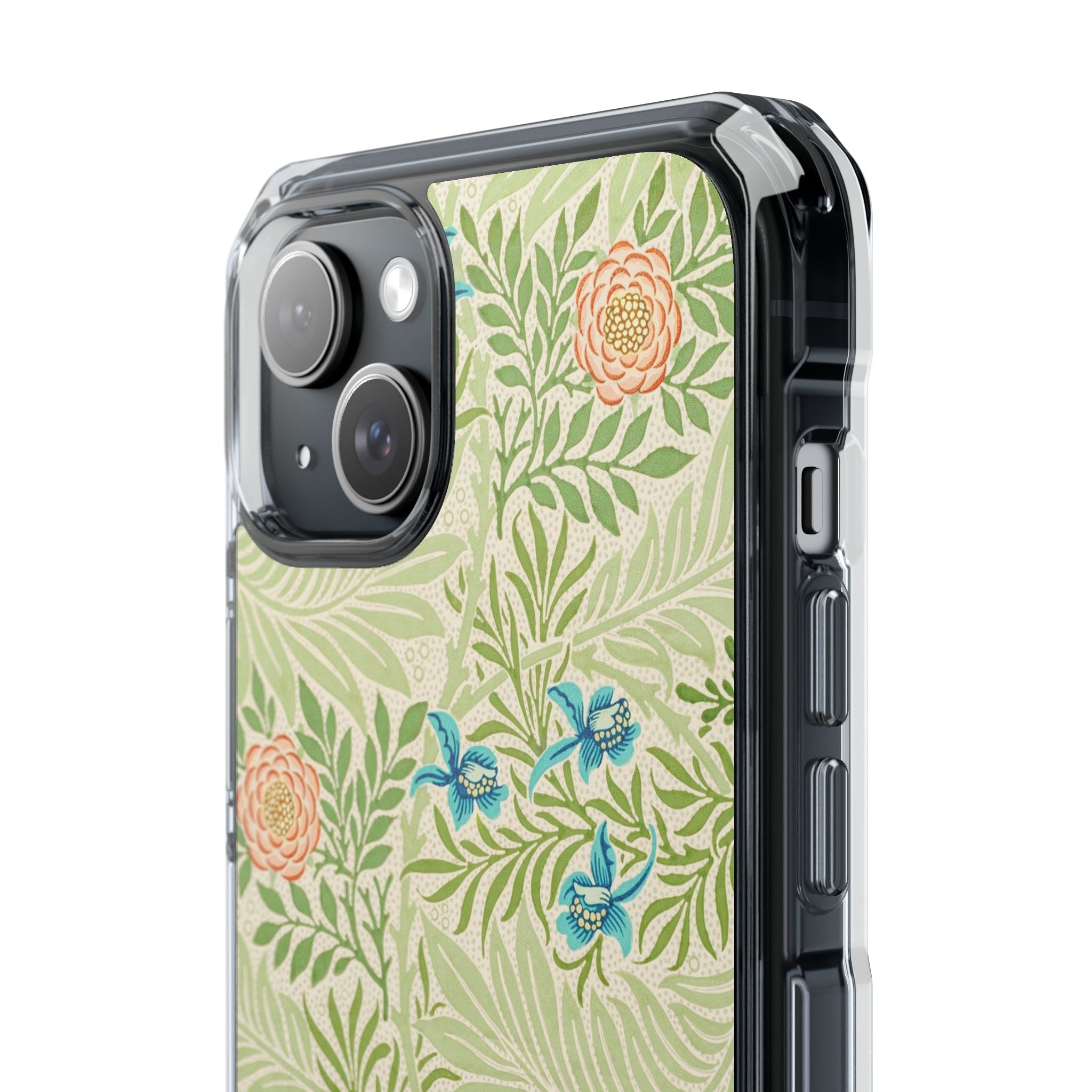 William Morris's Larkspur (1874) - Magnetic Clear Impact Case