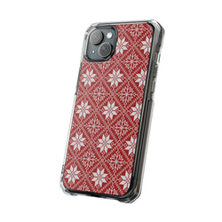 Image of Snow Flake - Magnetic Clear Impact Case