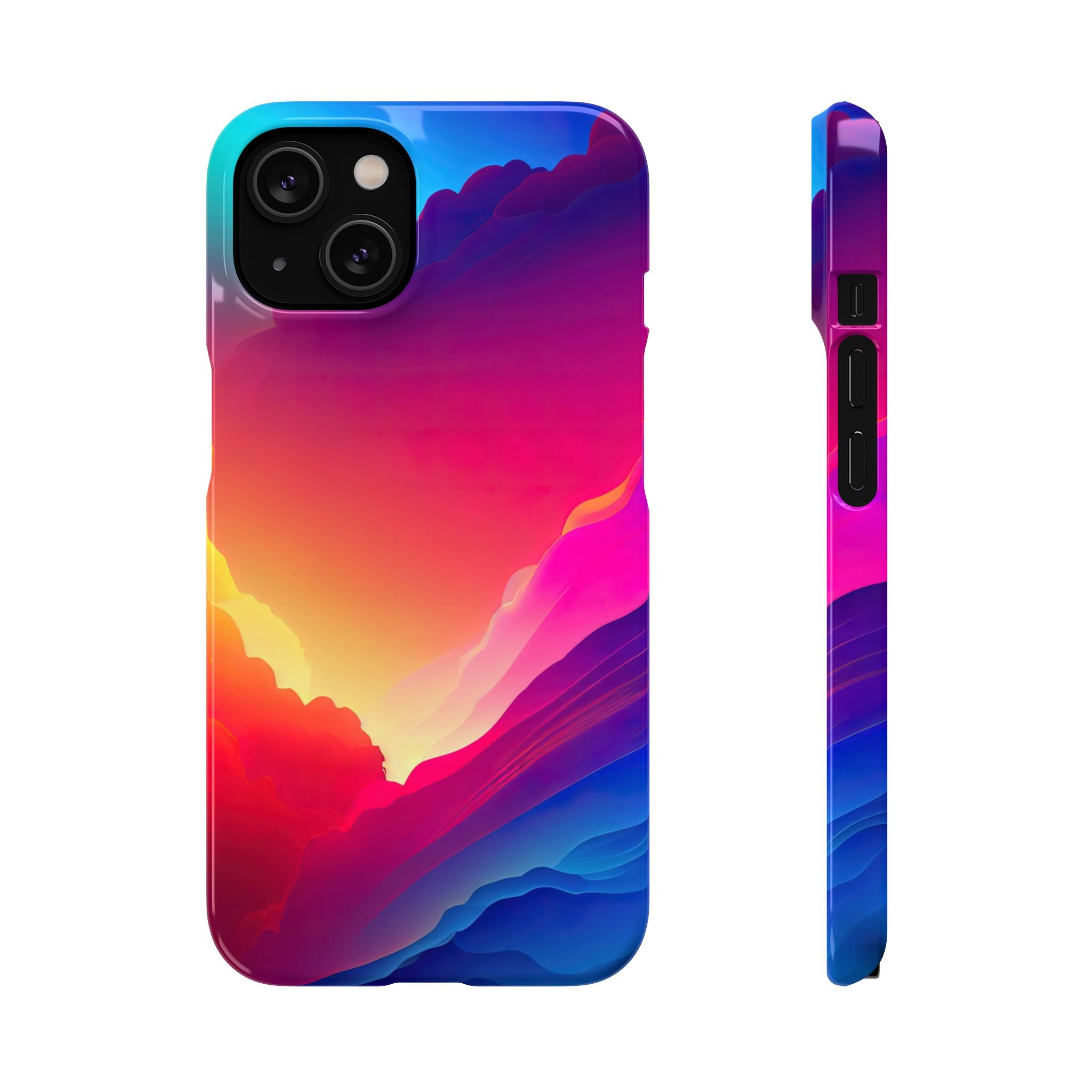 Rainbow Clouds - Snap Case