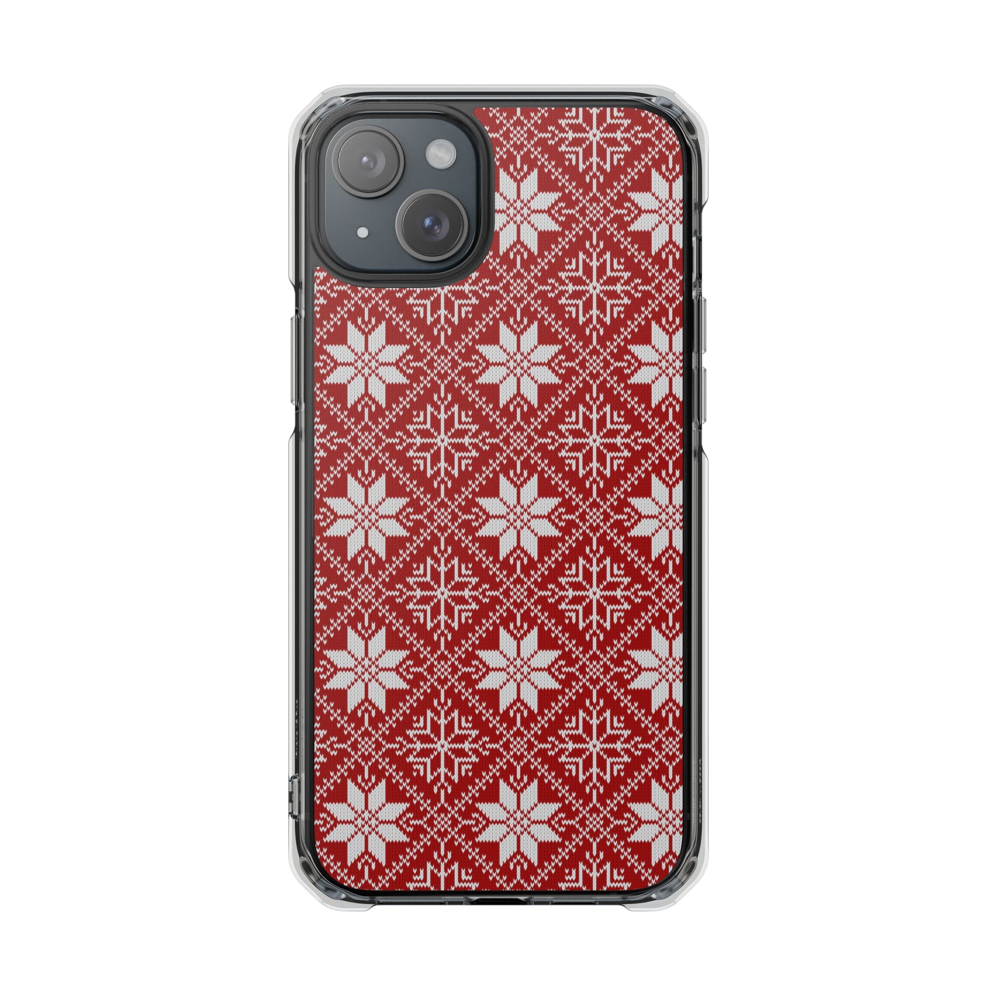 Snow Flake - Magnetic Clear Impact Case