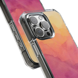 Image of Watercolour Sunrise - Magnetic Clear Impact Case