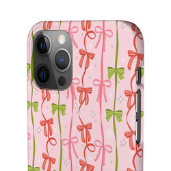 Image of Christmas Ribbon - Snap Case