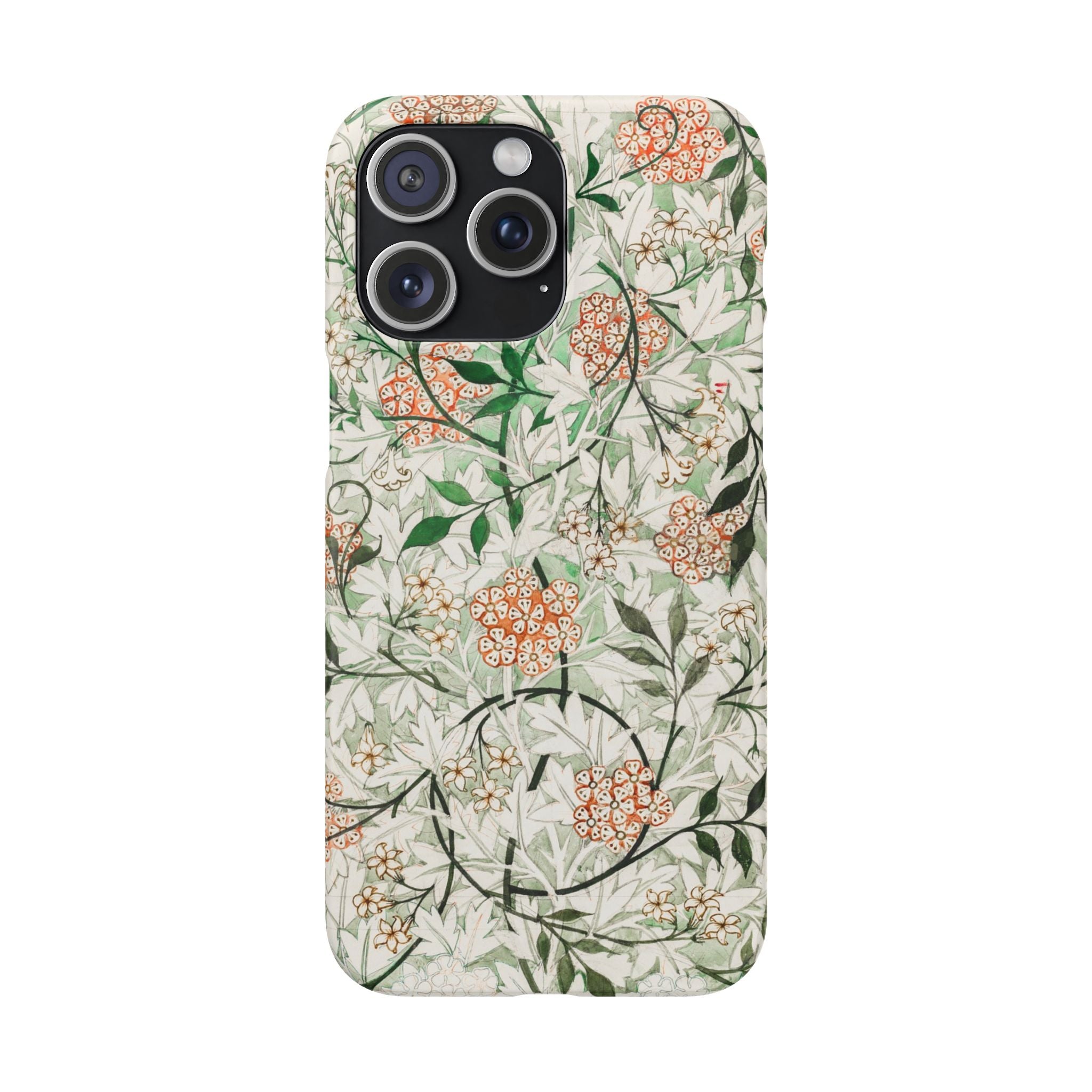 William Morris's (1834-1896) famous Jasmine pattern artwork - Snap Case