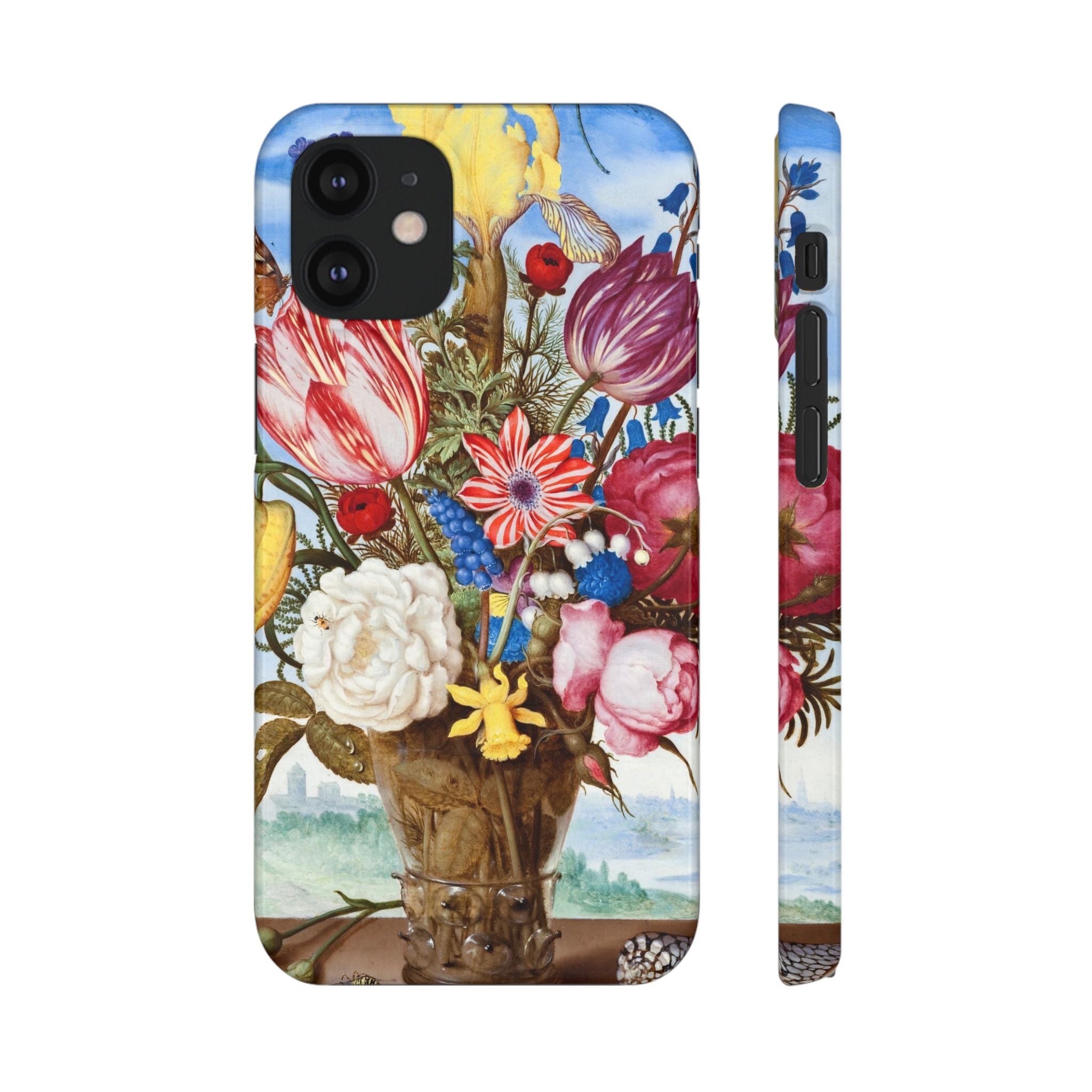 Bouquet of Flowers by Ambrosius Bosschaert - Snap Case