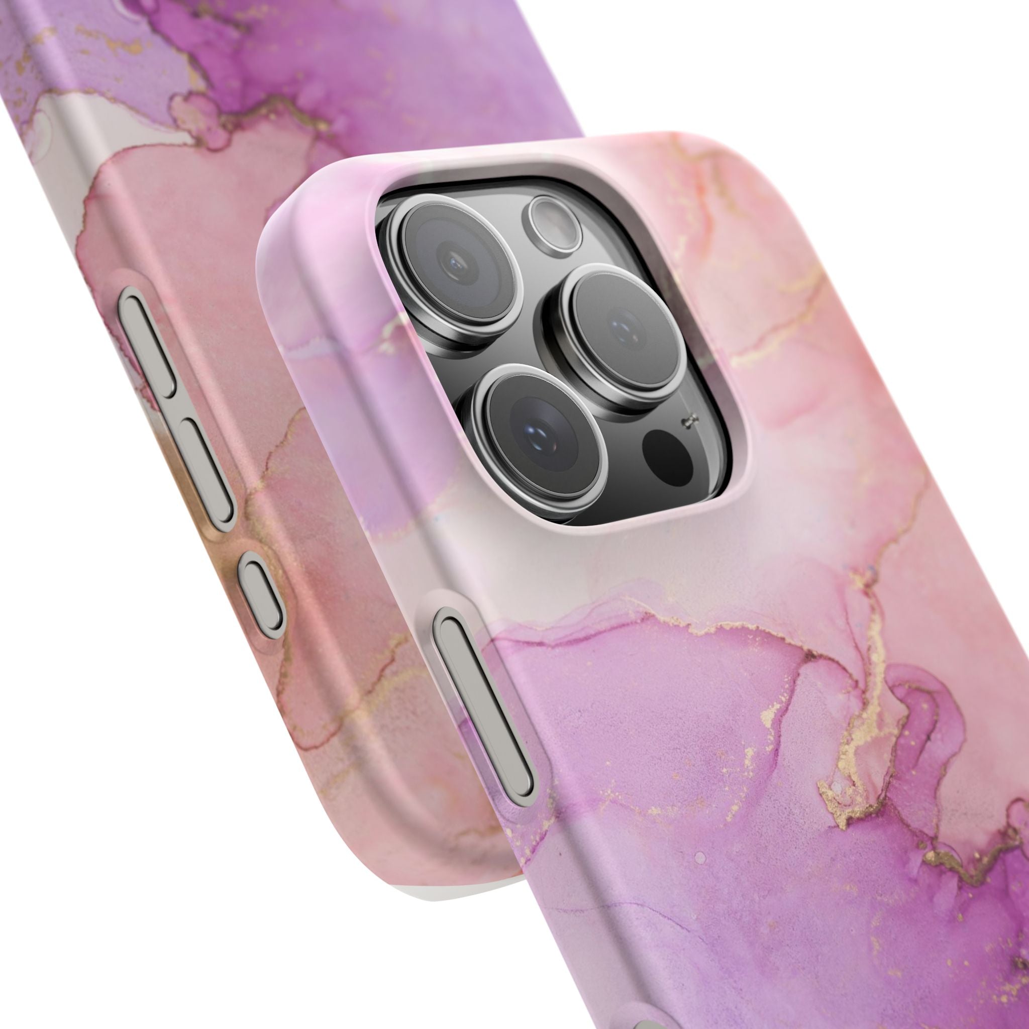 Pink Marble - Snap Case