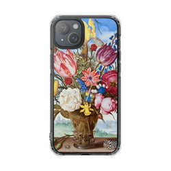 Image of Bouquet of Flowers by Ambrosius Bosschaert - Magnetic Clear Impact Case