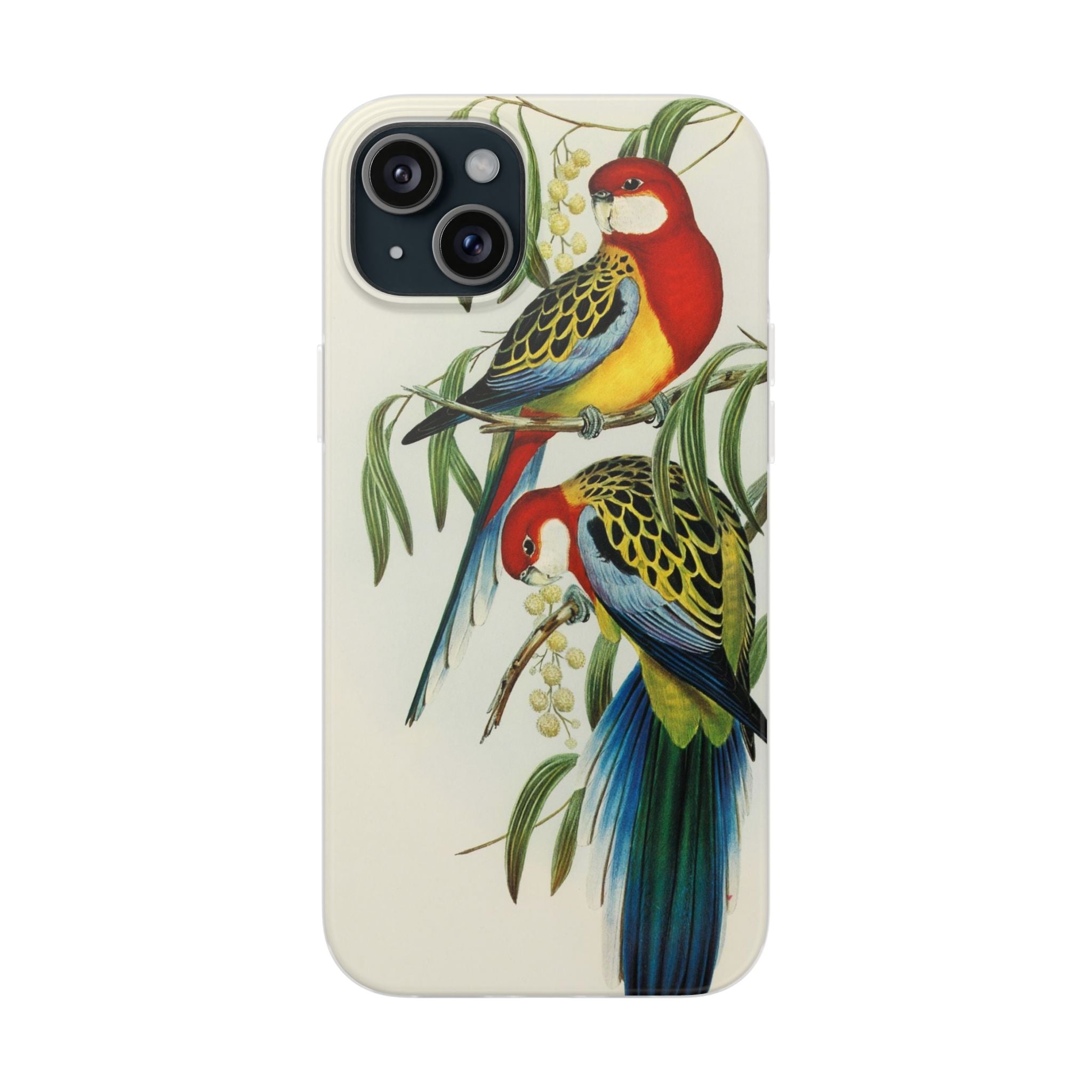 Rosehill Parakeet by Elizabeth Gould - Flexi Case