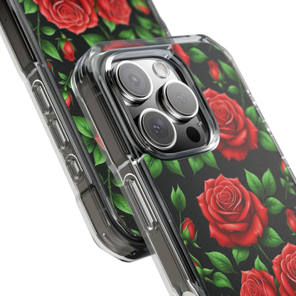 Roses are Red - Magnetic Clear Impact Case