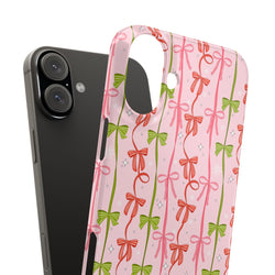 Image of Christmas Ribbon - Snap Case