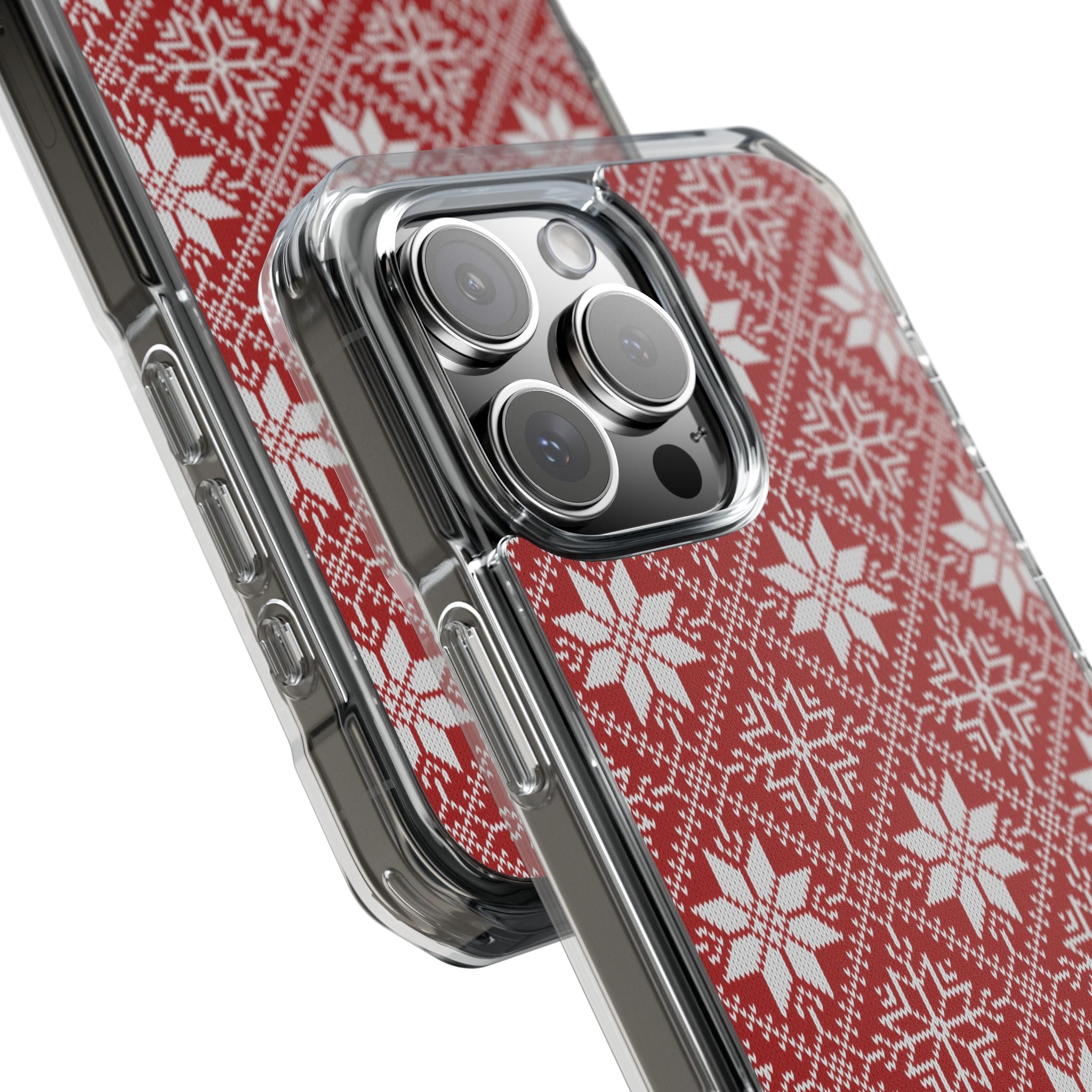 Snow Flake - Magnetic Clear Impact Case