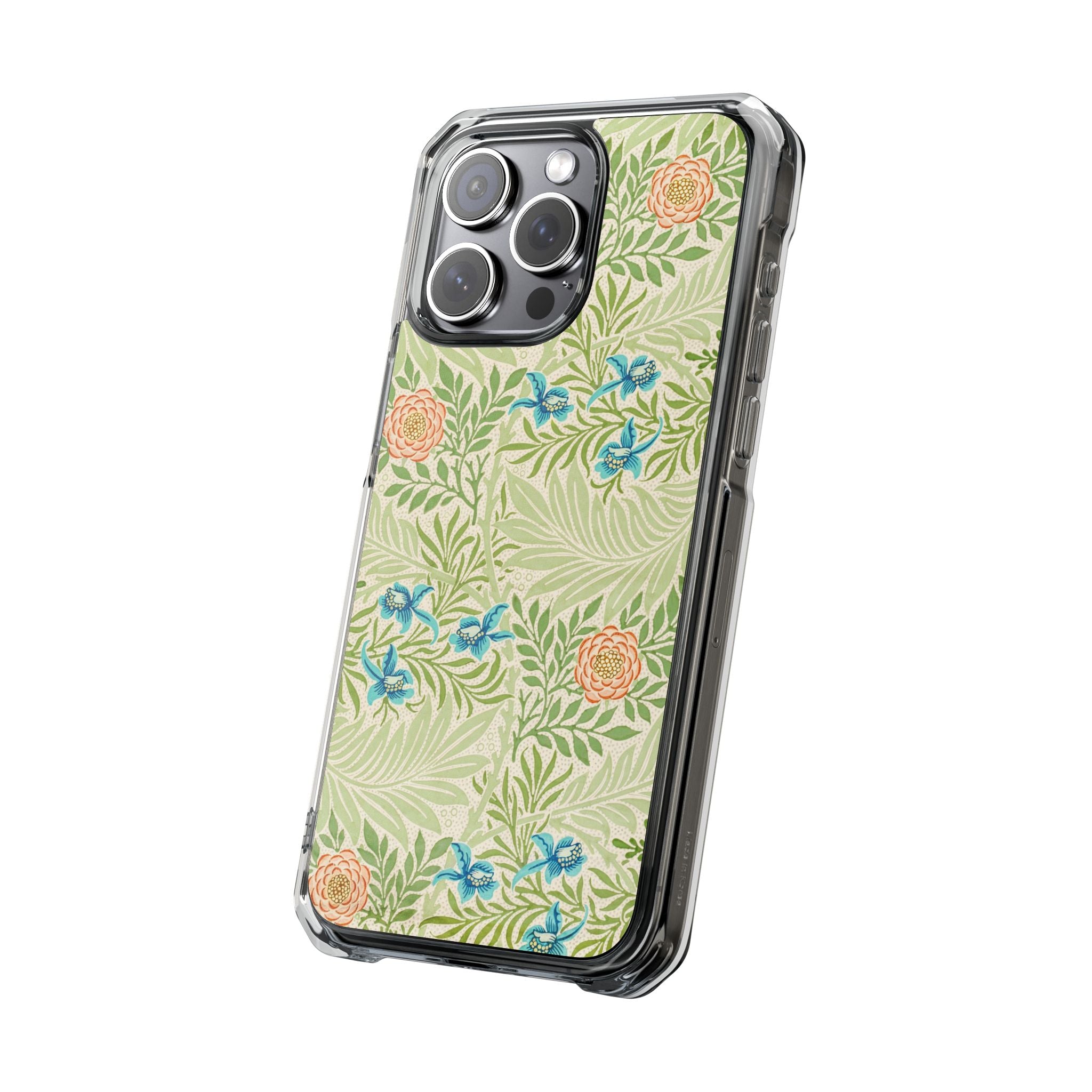 William Morris's Larkspur (1874) - Magnetic Clear Impact Case