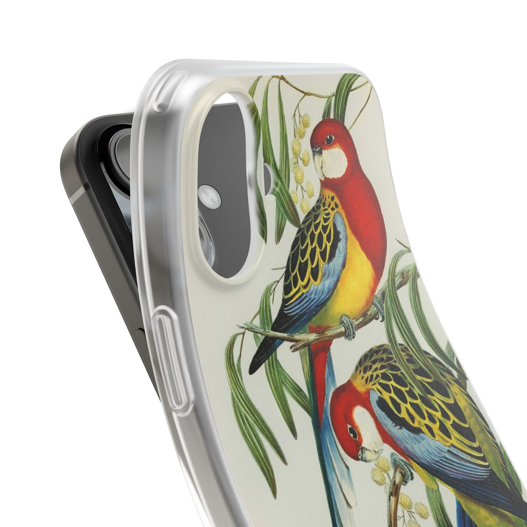 Rosehill Parakeet by Elizabeth Gould - Flexi Case