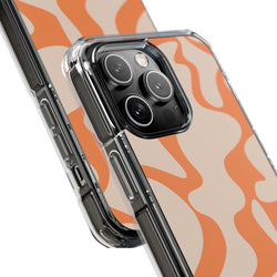 Image of Retro Ripples - Magnetic Clear Impact Case