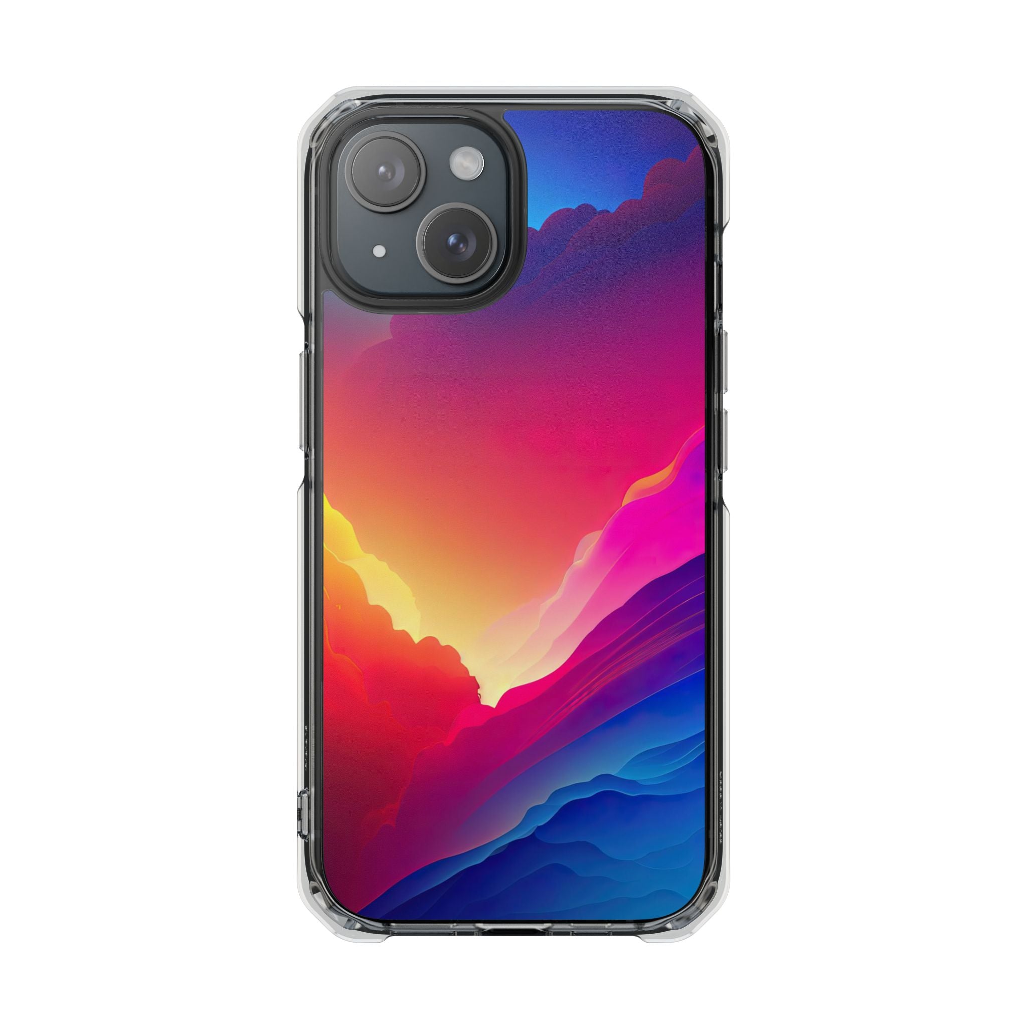 Rainbow Clouds - Magnetic Clear Impact Case