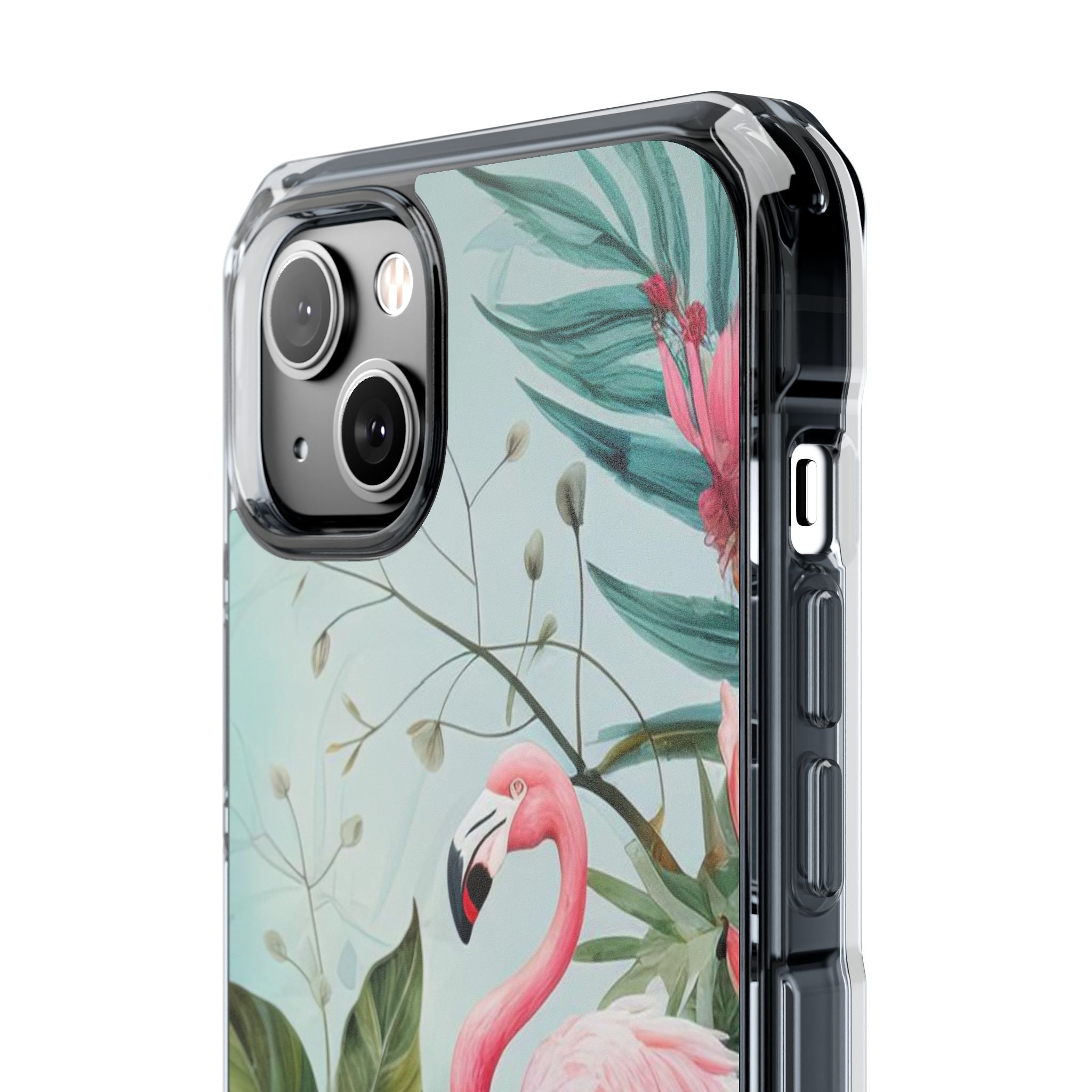 Flamingo - Magnetic Clear Impact Case