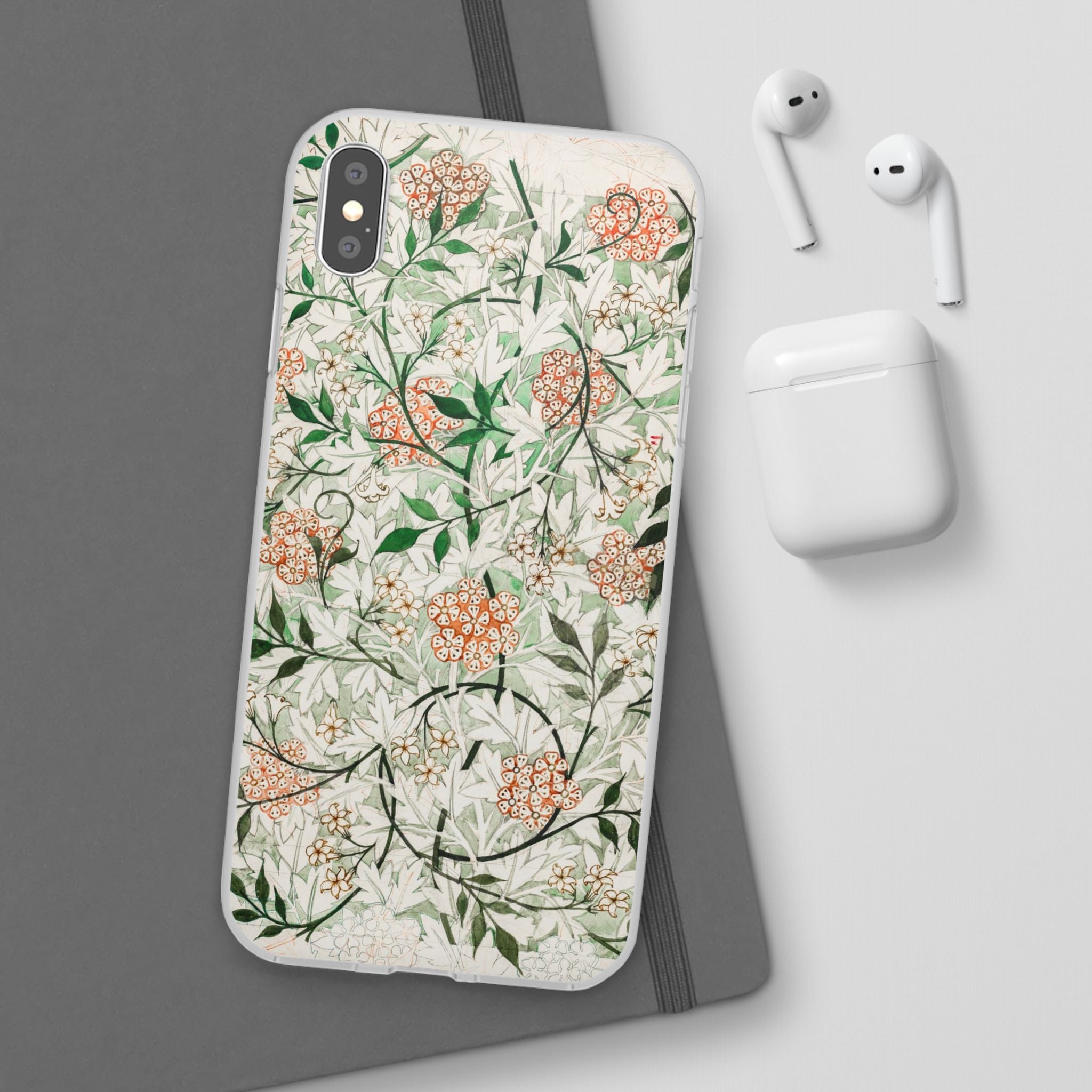 William Morris's (1834-1896) famous Jasmine pattern artwork - Flexi Case