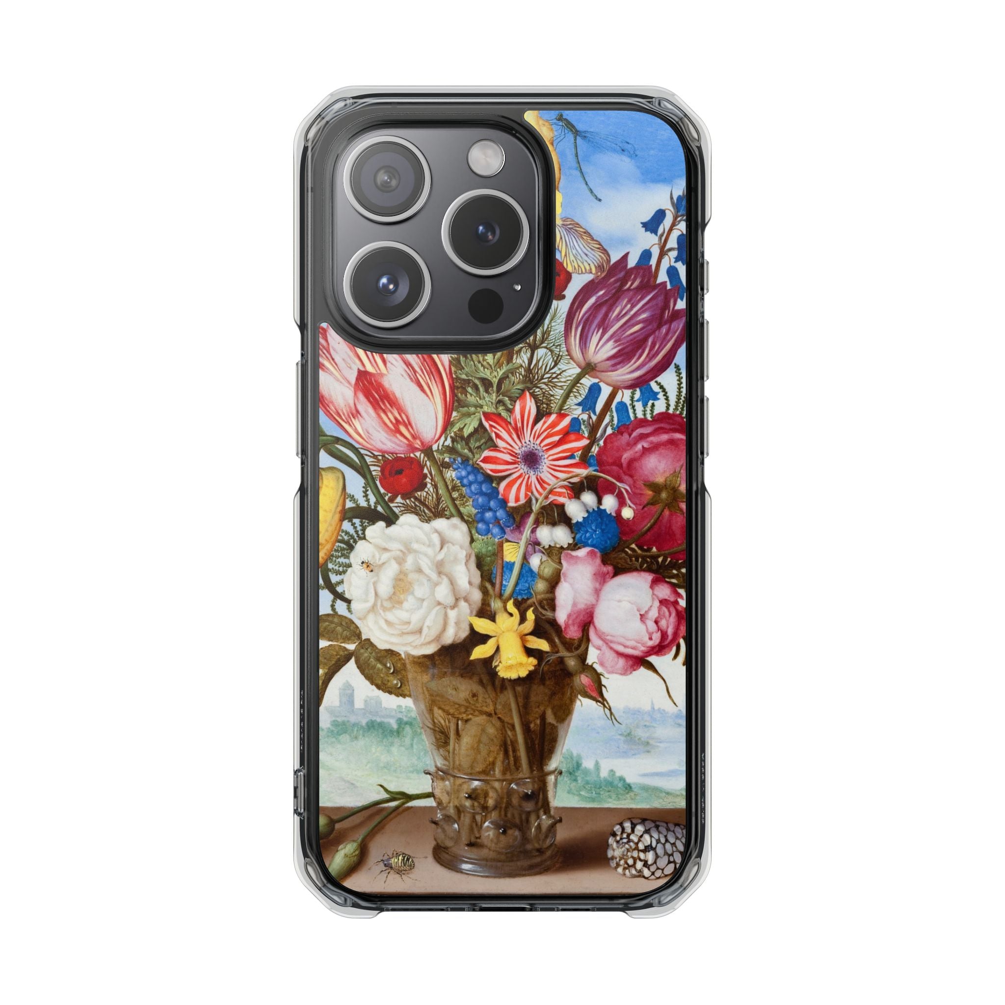 Bouquet of Flowers by Ambrosius Bosschaert - Magnetic Clear Impact Case