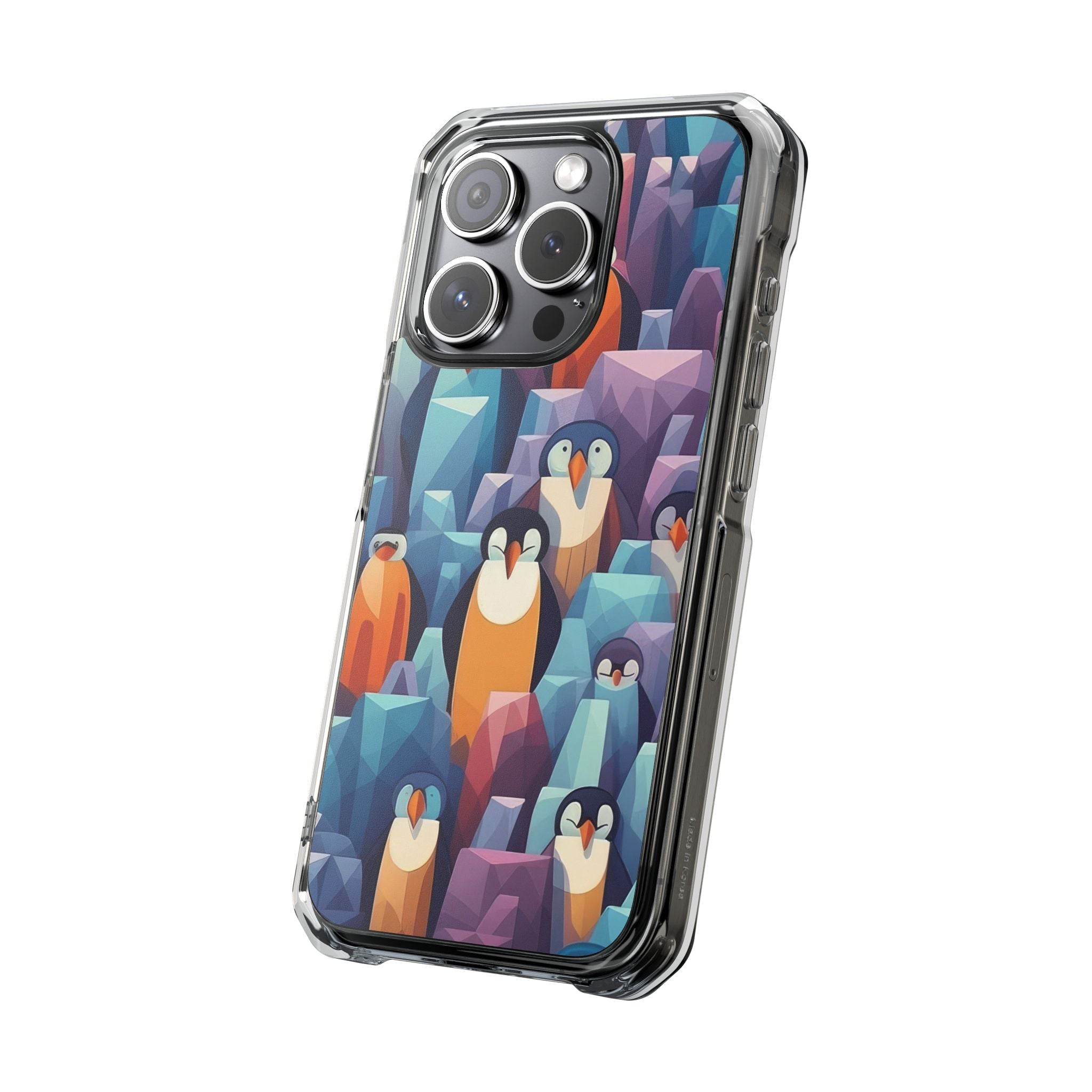 Penguin Family - Magnetic Clear Impact Case