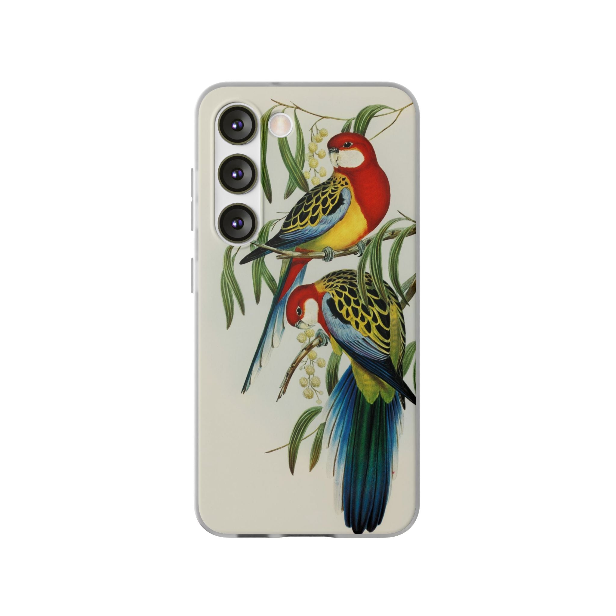 Rosehill Parakeet by Elizabeth Gould - Flexi Case