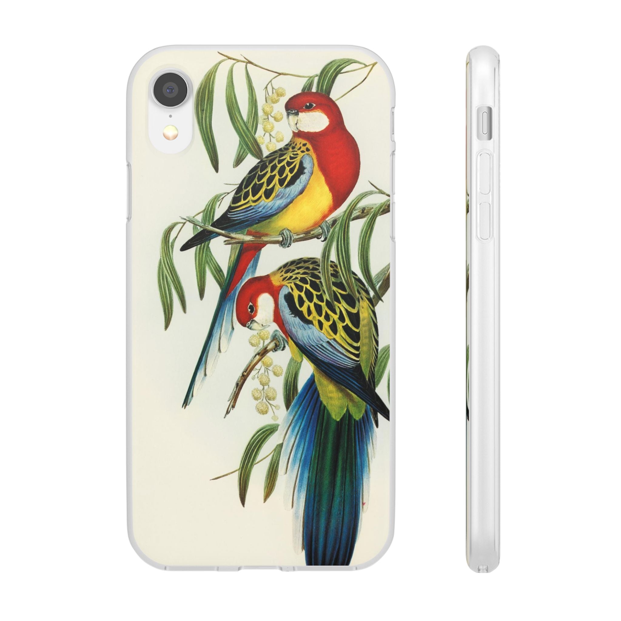 Rosehill Parakeet by Elizabeth Gould - Flexi Case