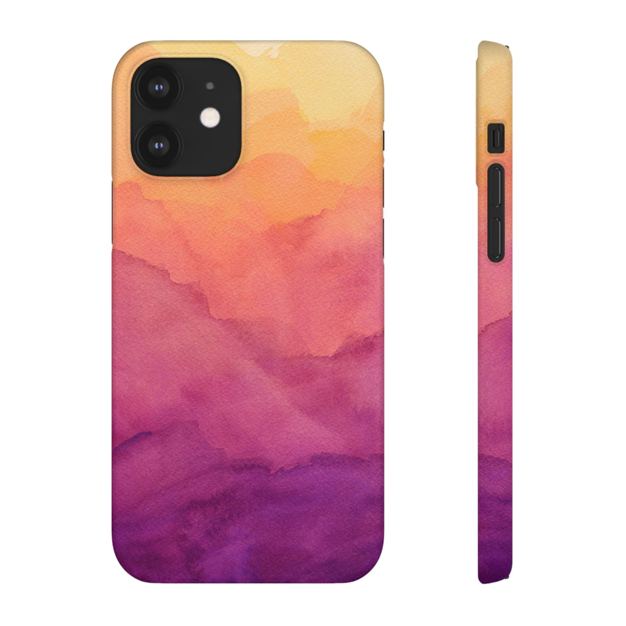 Watercolour Sunrise - Snap Case