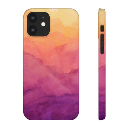 Watercolour Sunrise - Snap Case
