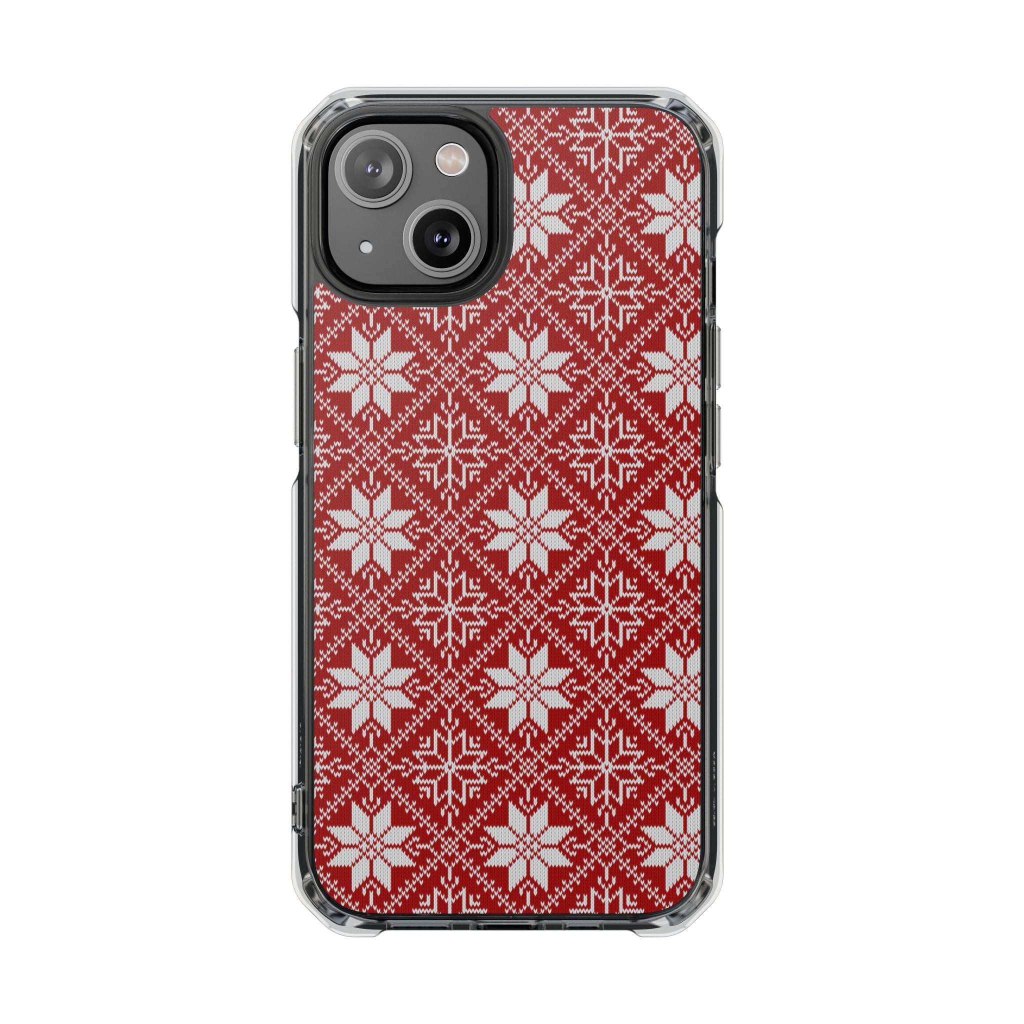 Snow Flake - Magnetic Clear Impact Case