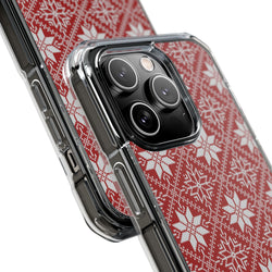 Image of Snow Flake - Magnetic Clear Impact Case