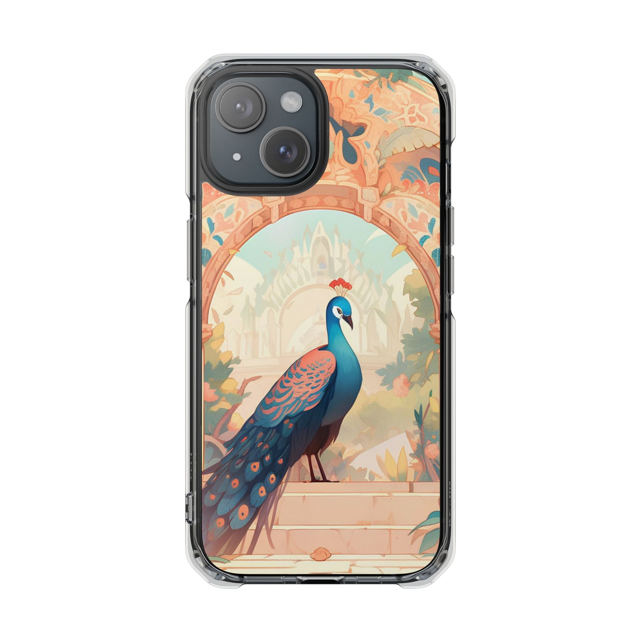 Peacock - Magnetic Clear Impact Case