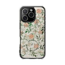 Image of William Morris's (1834-1896) famous Jasmine pattern artwork - Magnetic Clear Impact Case