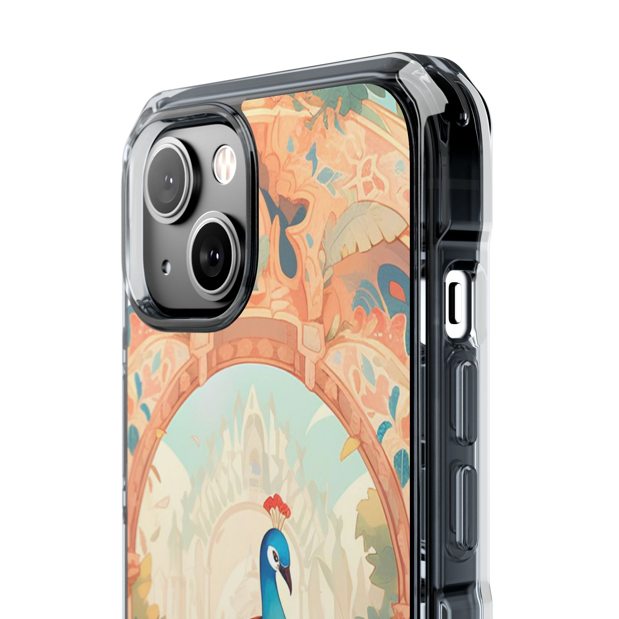 Peacock - Magnetic Clear Impact Case