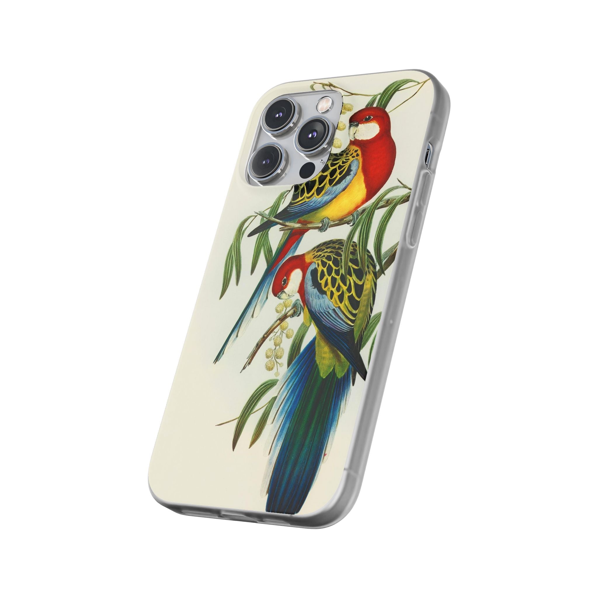 Rosehill Parakeet by Elizabeth Gould - Flexi Case