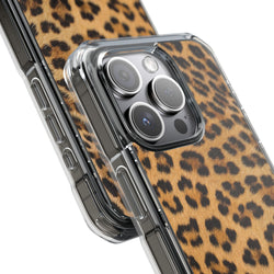 Image of Leopard - Magnetic Clear Impact Case