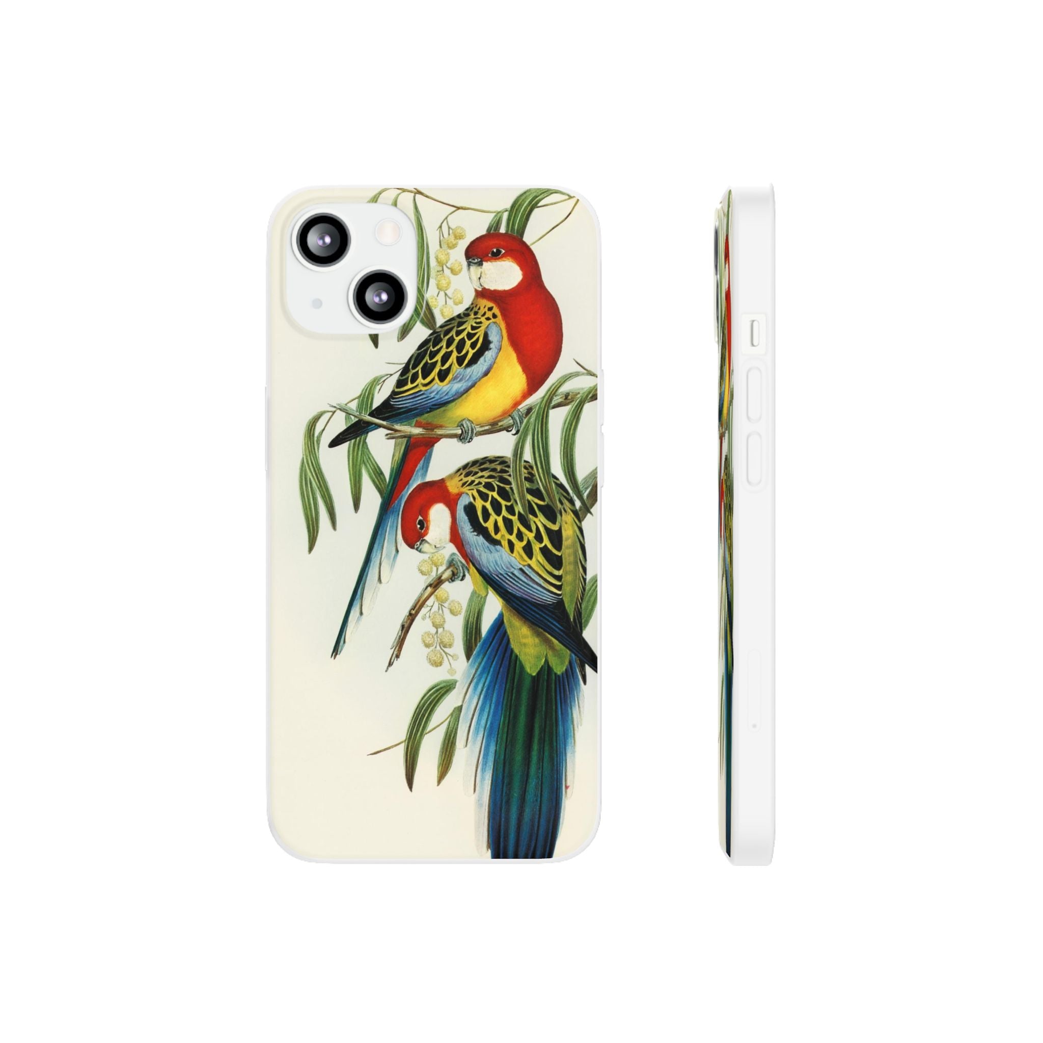 Rosehill Parakeet by Elizabeth Gould - Flexi Case