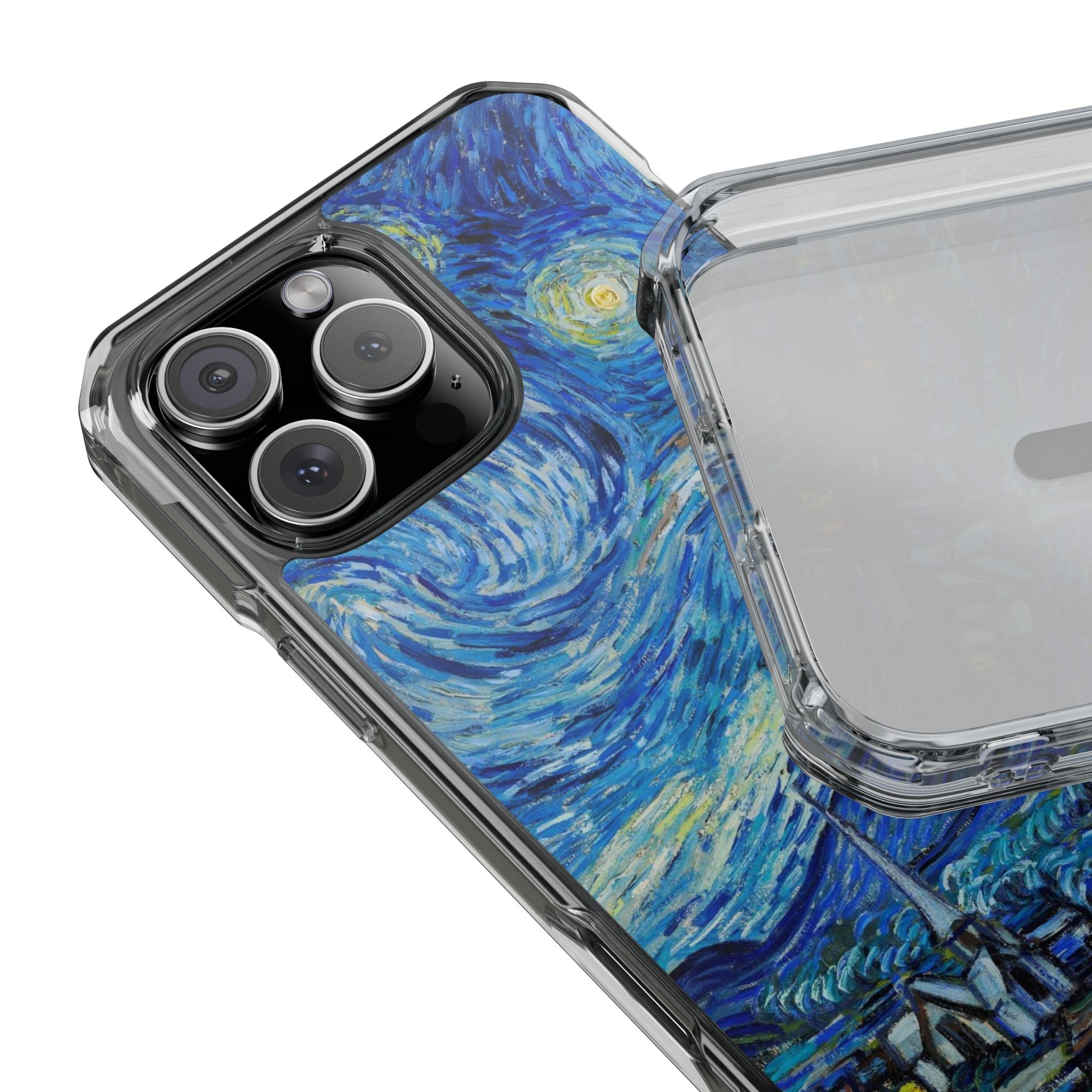 Vincent Van Gogh's The Starry Night - Magnetic Clear Impact Case