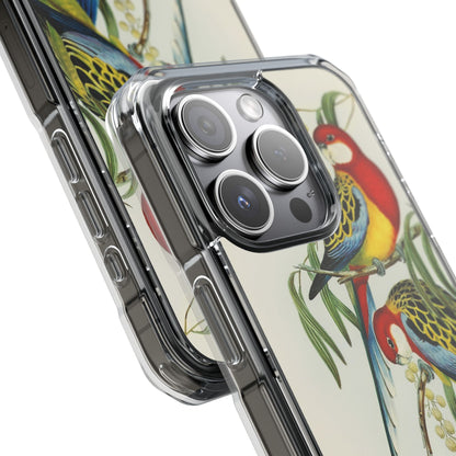 Rosehill Parakeet by Elizabeth Gould - Magnetic Clear Impact Case