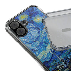 Image of Vincent Van Gogh's The Starry Night - Magnetic Clear Impact Case