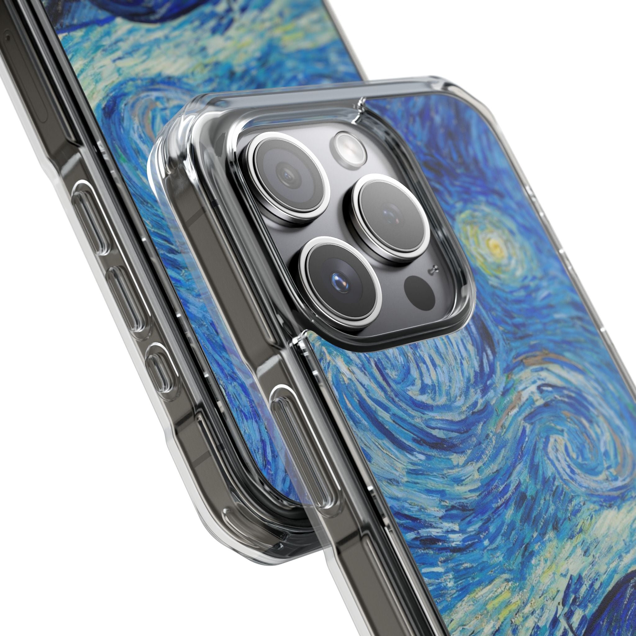 Vincent Van Gogh's The Starry Night - Magnetic Clear Impact Case