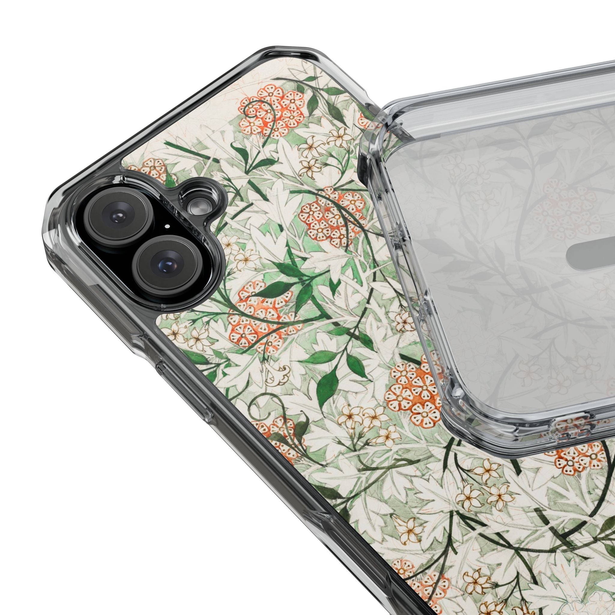 William Morris's (1834-1896) famous Jasmine pattern artwork - Magnetic Clear Impact Case