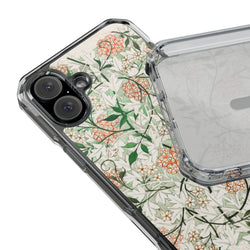 Image of William Morris's (1834-1896) famous Jasmine pattern artwork - Magnetic Clear Impact Case