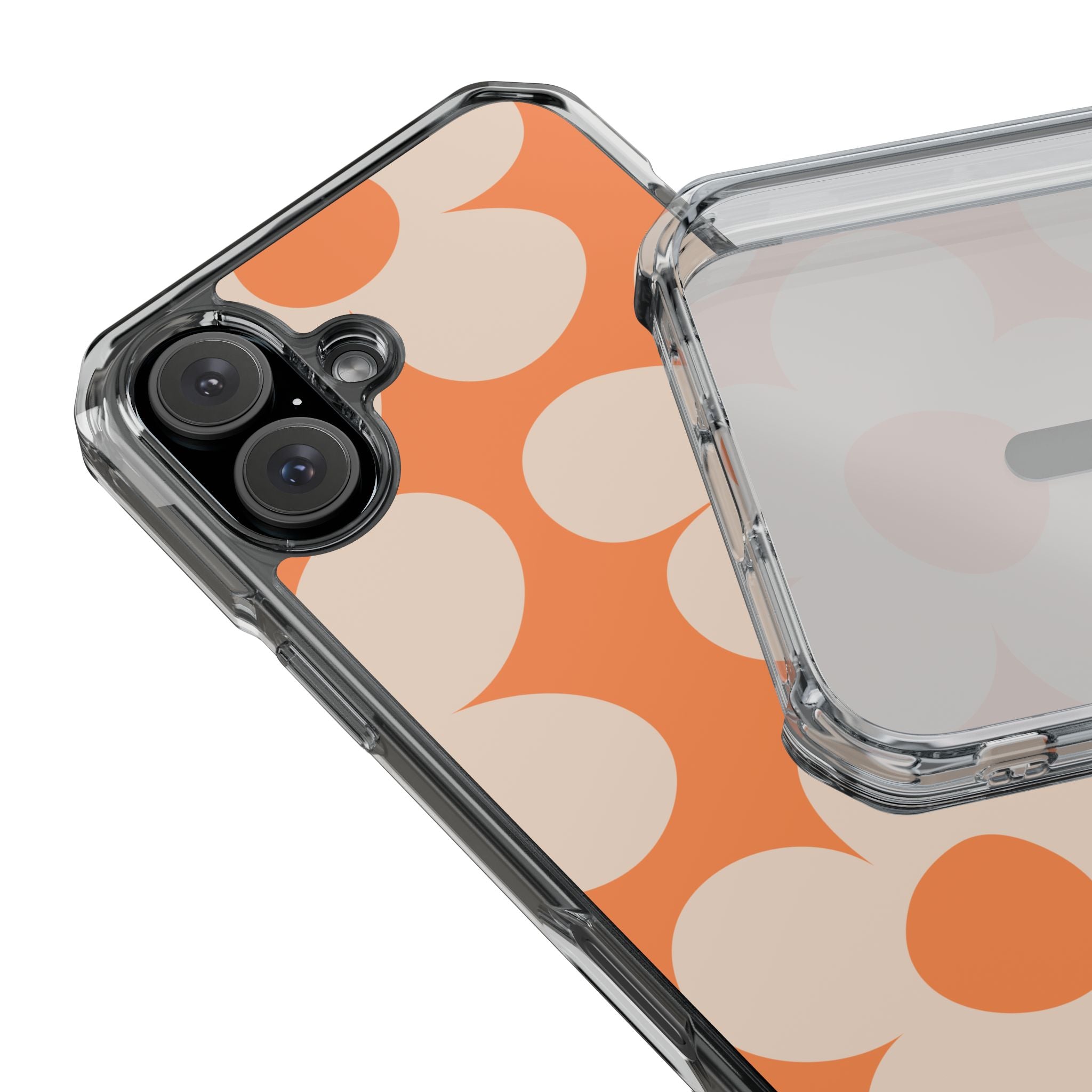 Retro Flowers - Magnetic Clear Impact Case