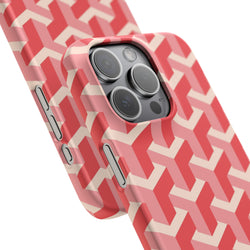 Image of Pink Geo - Snap Case