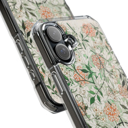 Image of William Morris's (1834-1896) famous Jasmine pattern artwork - Magnetic Clear Impact Case