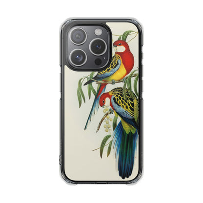 Rosehill Parakeet by Elizabeth Gould - Magnetic Clear Impact Case