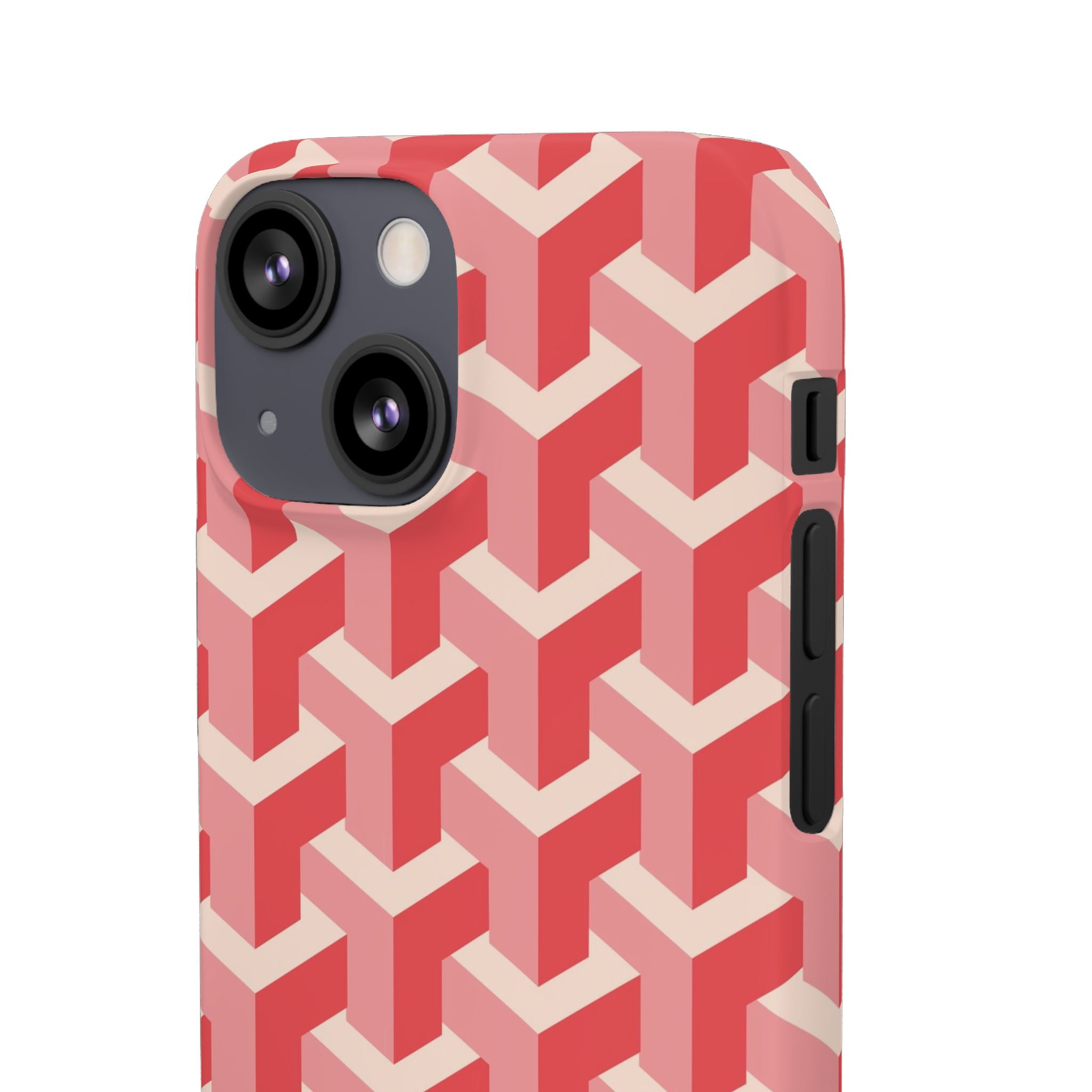 Pink Geo - Snap Case