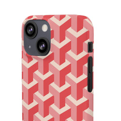 Image of Pink Geo - Snap Case