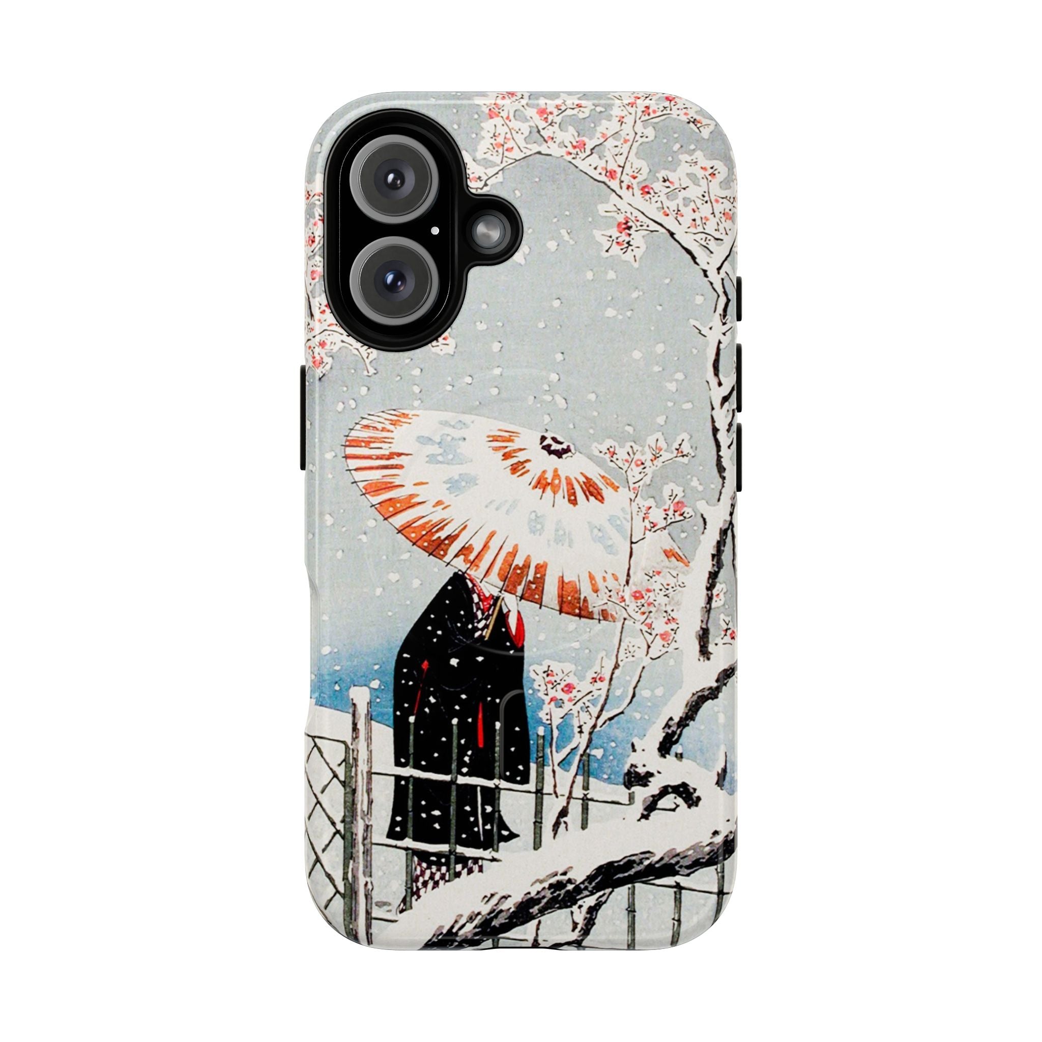 Plum Tree in Snow by Hiroaki Takahashi - Tough Magnetic Case