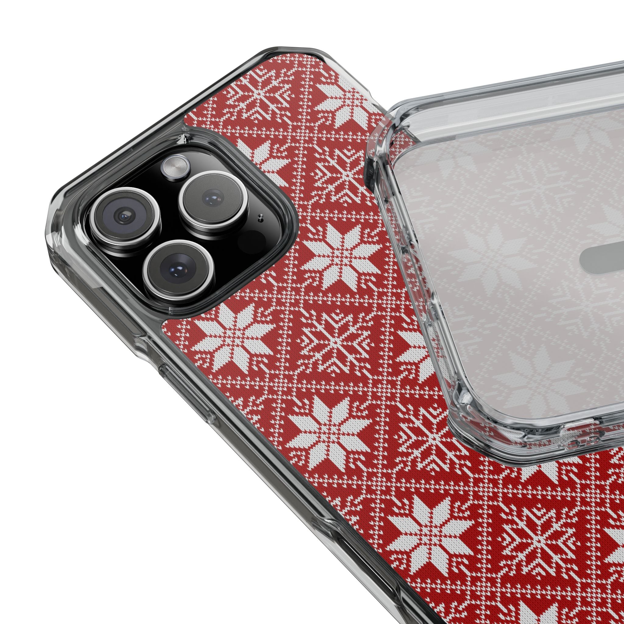 Snow Flake - Magnetic Clear Impact Case