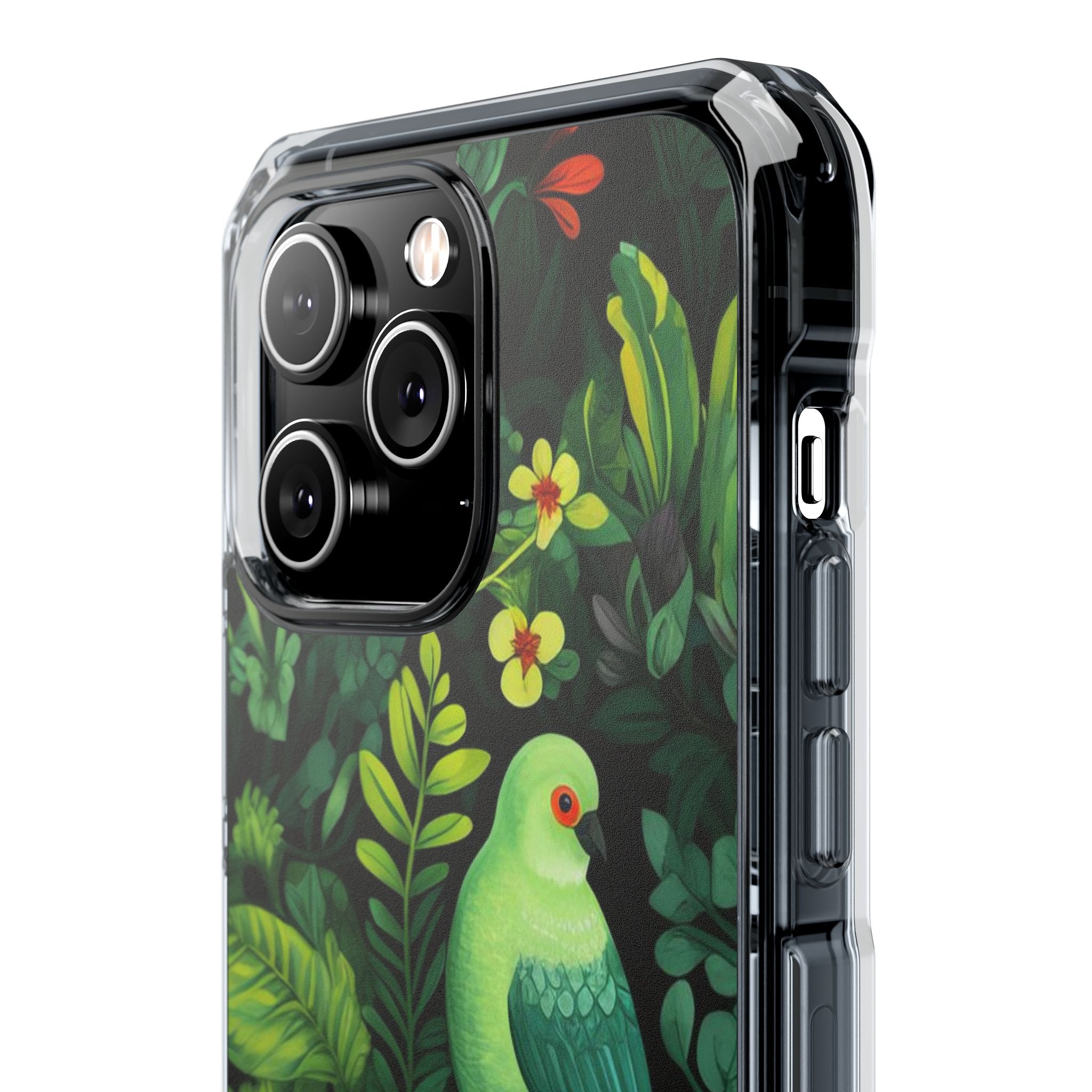 Bird of Green - Magnetic Clear Impact Case