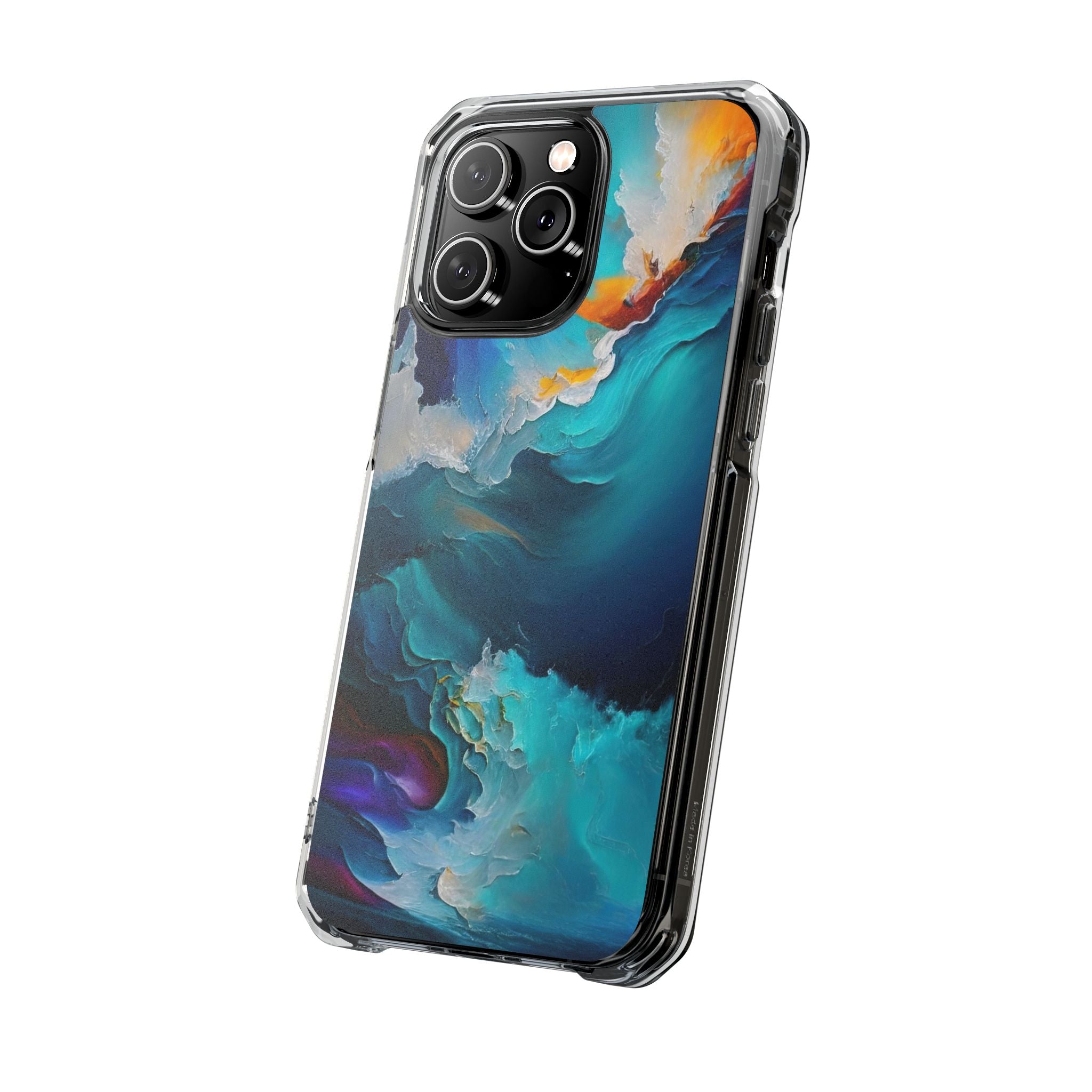 Brushstrokes - Magnetic Clear Impact Case